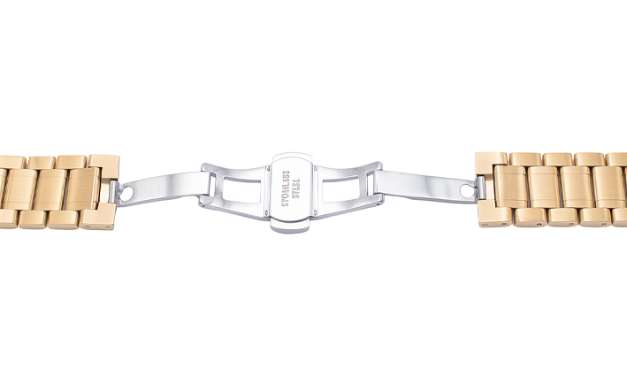 Metalen horlogeband Longstone Double | Metalen horlogebanden