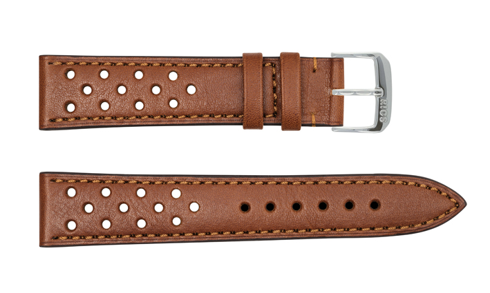 Horlogeband racing cognac | voor Timex