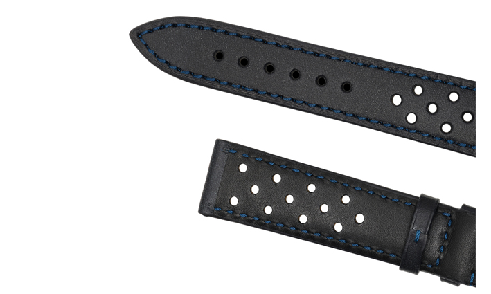 Horlogeband racing blauw | voor Raymond Weil