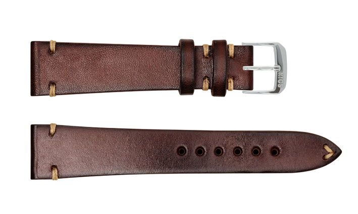 Horlogebandje Dusk donkerbruin | voor Squale leather strap