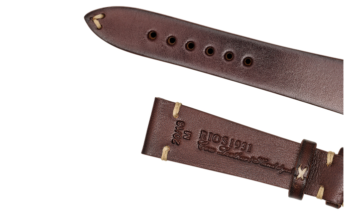 Horlogebandje Dusk donkerbruin | voor Squale leather strap