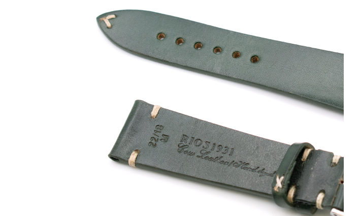 Horlogebandje Dusk groen | voor Fossil