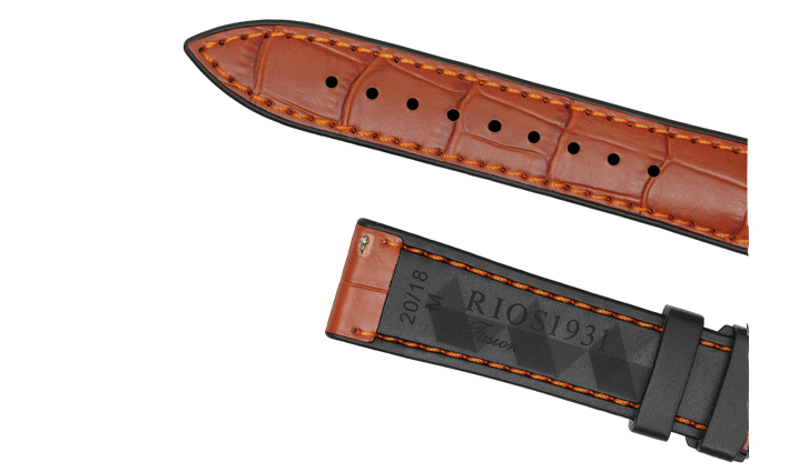 Horlogebandje George cognac | voor Fossil Q