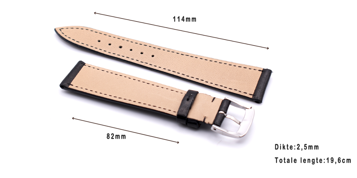 Horlogeband Lancester zwart | voor Michael Kors