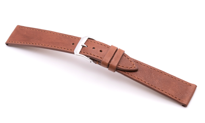 Horlogeband Lancester mahagoni | voor Leer
