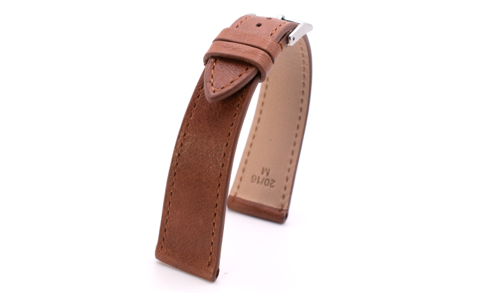 Horlogeband Lancester mahagoni | voor Leer