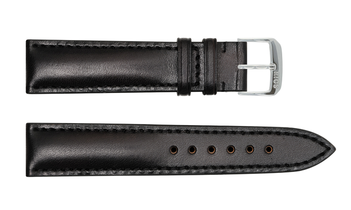 Horlogeband Shadow zwart | voor universele horlogebanden