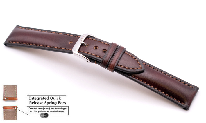 Horlogeband Shadow bruin | voor Fromanteel