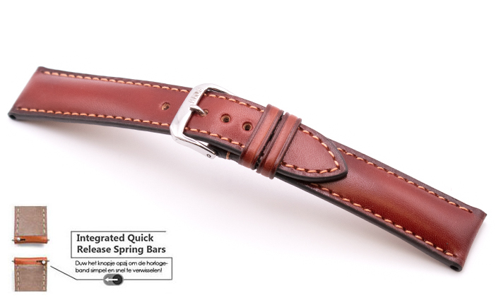 Horlogeband Shadow cognac | voor Fromanteel