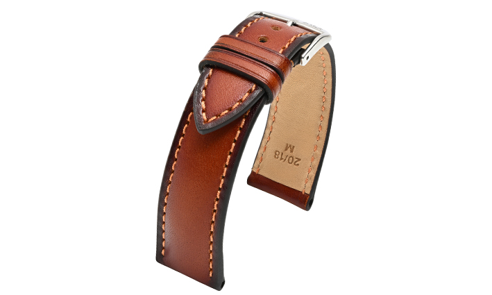 Horlogeband Shadow cognac | voor Lockman