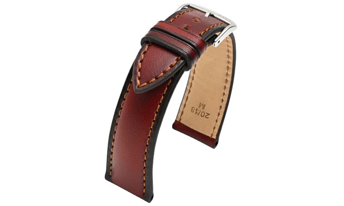 Horlogeband Shadow mahagoni | voor Jaeger Le Coultre