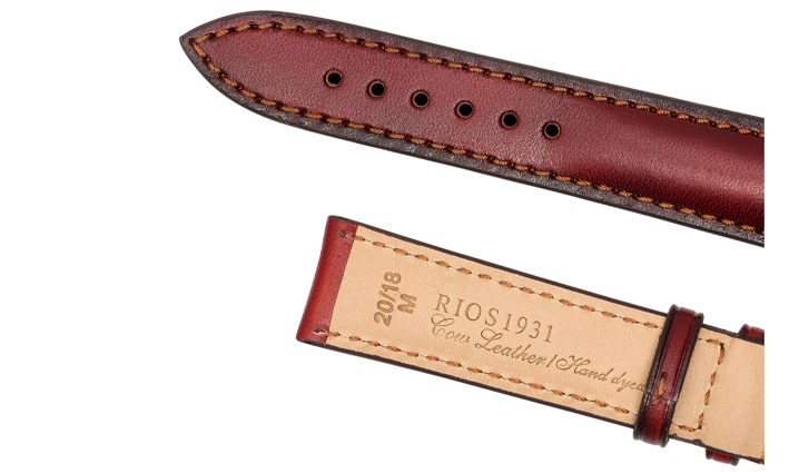 Horlogeband Shadow mahagoni | voor Jaeger Le Coultre