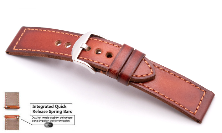 Horlogeband Overnight cognac | voor Cookoo