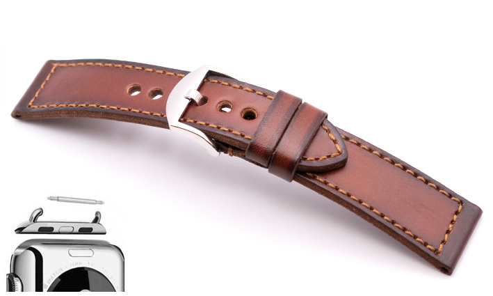 Horlogeband Overnight mahagoni | voor Apple watch