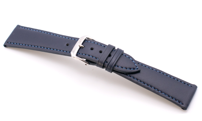 Horlogeband Appel blauw | voor Certina 