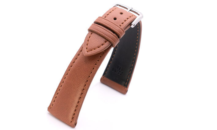 Horlogeband Appel cognac | voor Certina