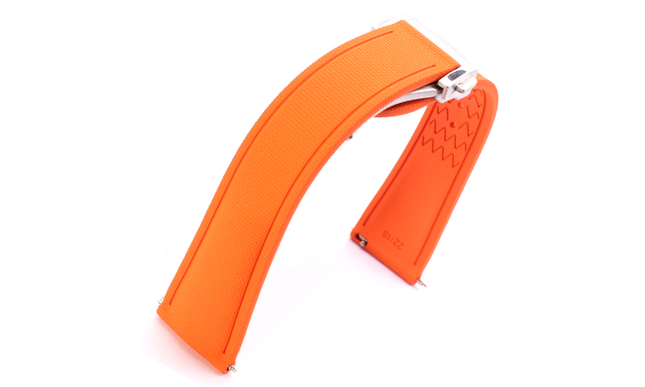 Horlogebandje Ocean oranje | passend voor Quick Release