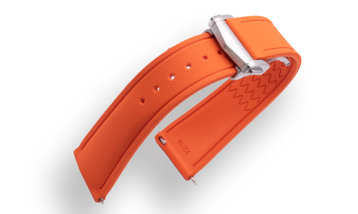 Horlogebandje Ocean oranje | passend voor Tissot