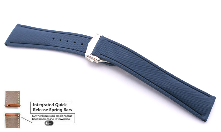 Horlogebandje Ocean blauw | passend voor Pebble