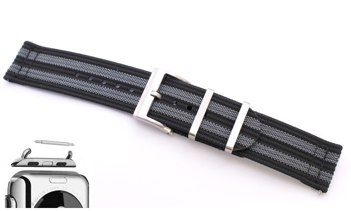 Two Piece Nato Strap James Bond | Passend voor Apple watch 