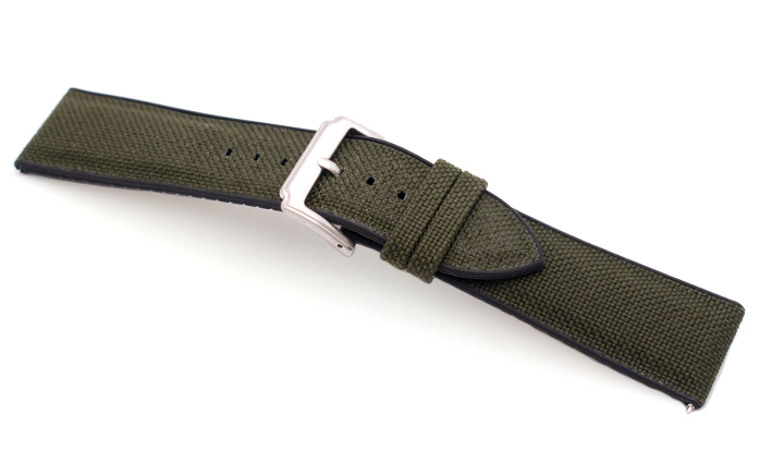 Sailcloth Strap Olivegreen | Passend voor Tissot 