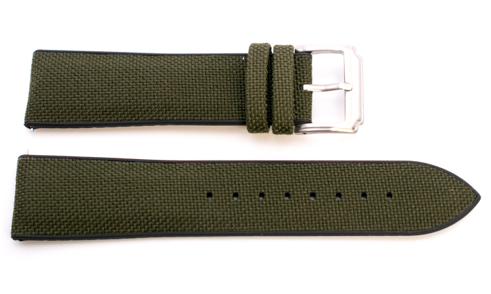 Sailcloth Strap Olivegreen | Passend voor Tissot