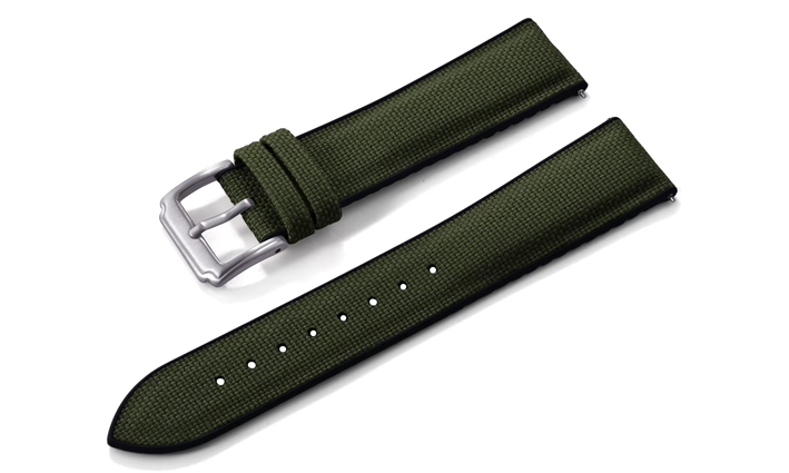 Sailcloth Strap Olivegreen | Passend voor Tissot