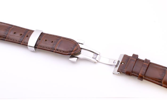 Horlogeband Arizona mahagoni | met Vlindersluiting