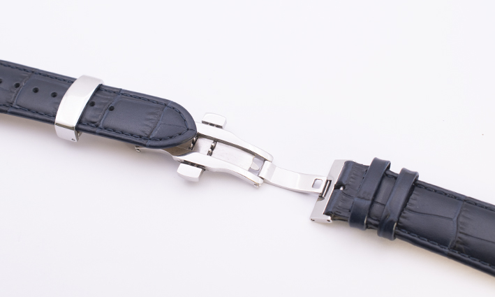 Horlogeband Arizona blauw | met Vlindersluiting