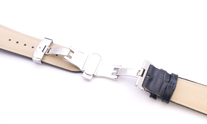 Horlogeband Arizona blauw | met Vlindersluiting