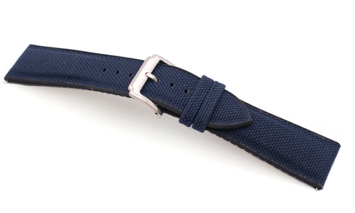 Sailcloth Strap blauw | Passend voor Apple watch 