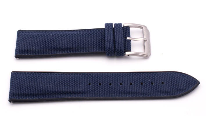 Sailcloth Strap blauw | Passend voor Apple watch