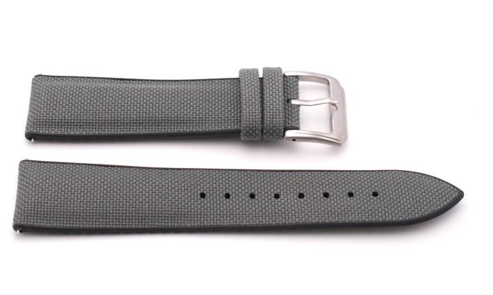 Sailcloth Strap grijs | Passend voor Apple watch
