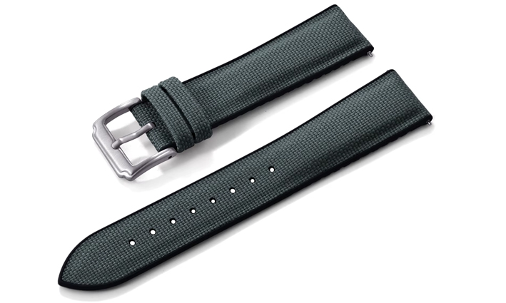 Sailcloth Strap grijs | Passend voor Apple watch