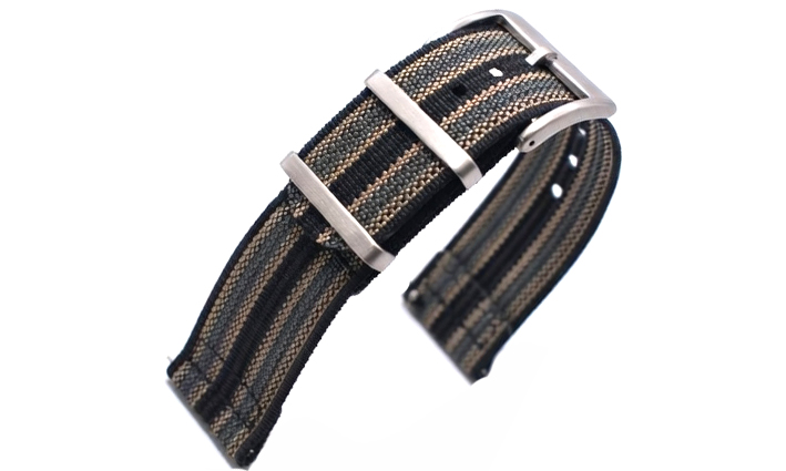 Two Piece Nato Strap BGK | Passend voor Timex