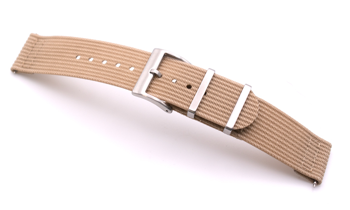 Two Piece Nato Strap khaki | Passend voor Cluse 