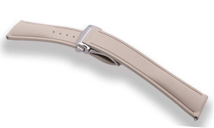 Horlogebandje Ocean sand | passend voor Rubber 