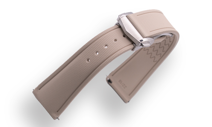 Horlogebandje Ocean sand | passend voor Rubber