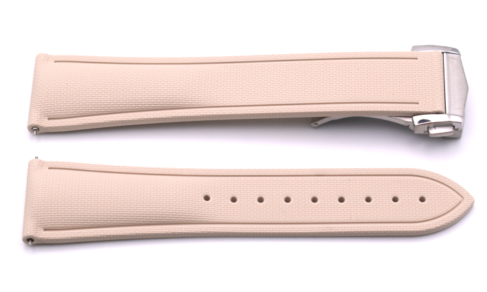 Horlogebandje Ocean sand | passend voor Rubber