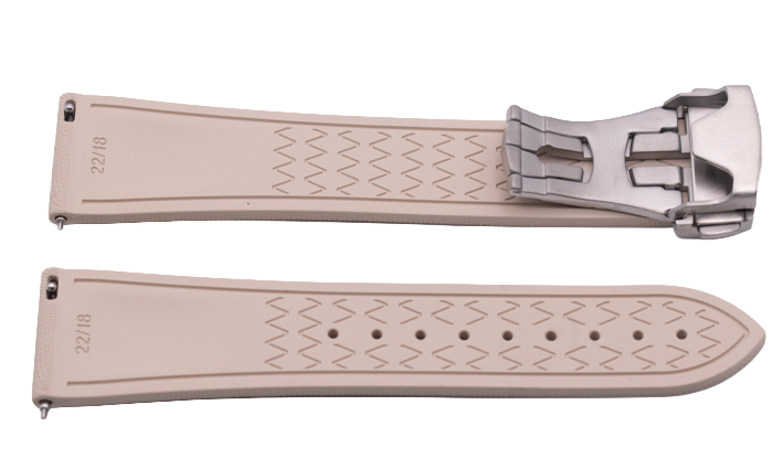 Horlogebandje Ocean sand | passend voor Rubber