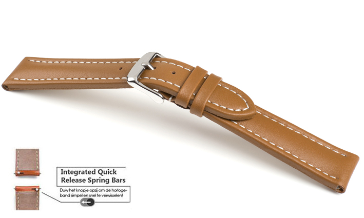 Horlogeband Basel WN cognac | voor Asus ZenWatch