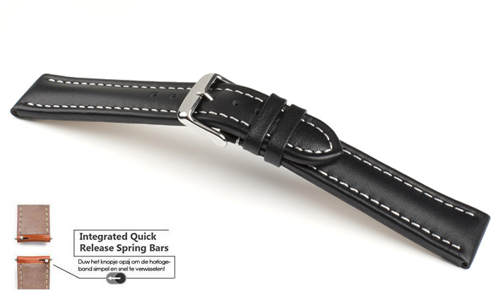 Horlogeband Basel WN zwart | voor Michael Kors Smartwatch‎