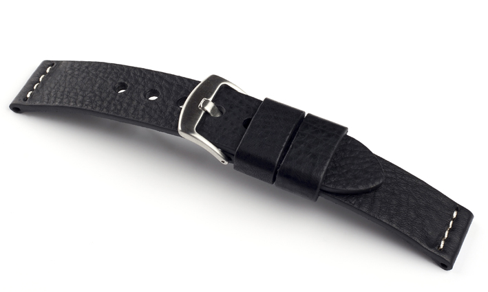 Horlogeband Ravenna zwart | voor Tissot 