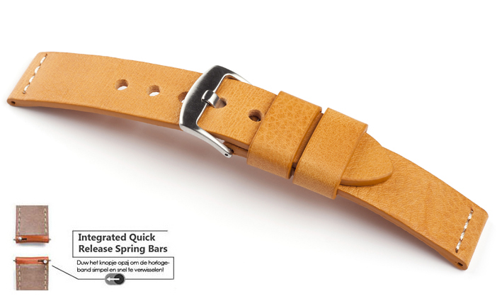 Horlogeband Ravenna cognac | voor Asus ZenWatch