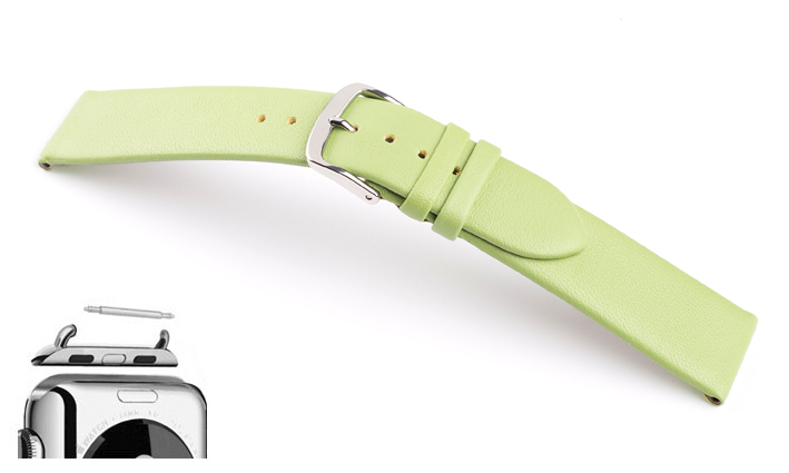 Horlogeband Basel pistazie | voor Apple watch 