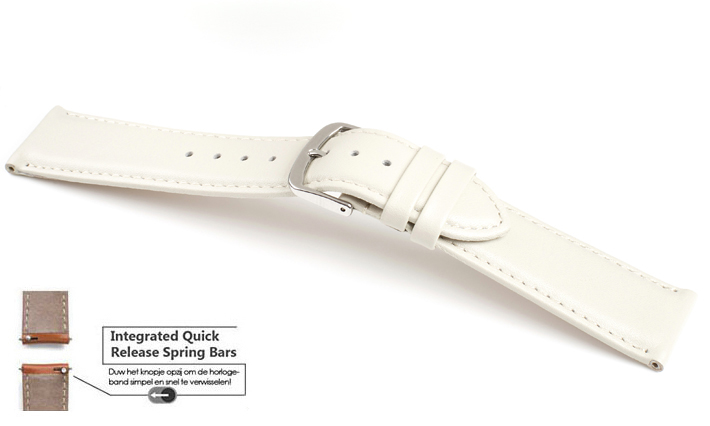 Horlogeband Chur wit | voor Huawei Classic 