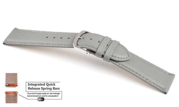 Horlogeband Chur grijs | voor Garmin horloge bandjes 
