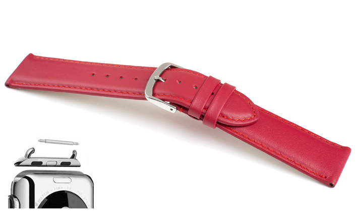 Horlogeband Chur rood | voor Apple watch 