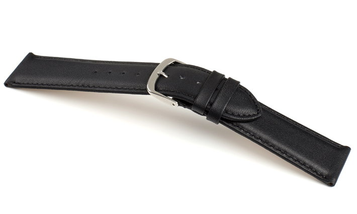 Horlogeband Chur zwart | voor Fossil 