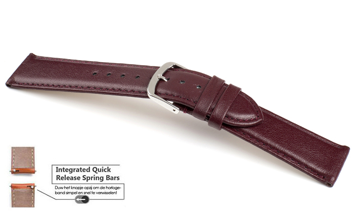 Horlogeband Chur bordeaux | voor Michael Kors Smartwatch‎ 